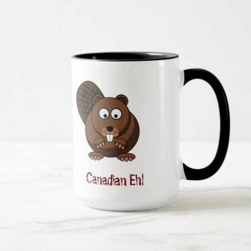 Cartoon Beaver Mug