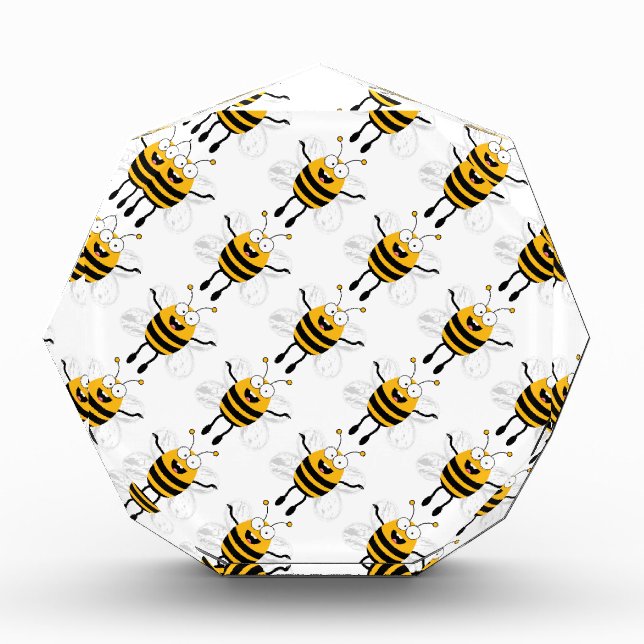Cartoon Bee Acrylic Award (Front)