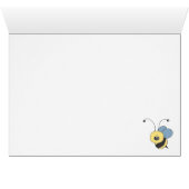 Cartoon Bee And Daffodils Cards (Inside Horizontal (Bottom))
