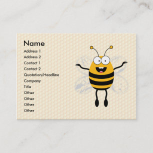 Cartoon Bee Business Card
