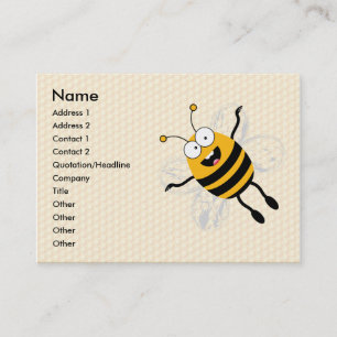 Cartoon Bee Business Card