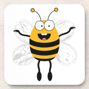 Cartoon Bee Coaster
