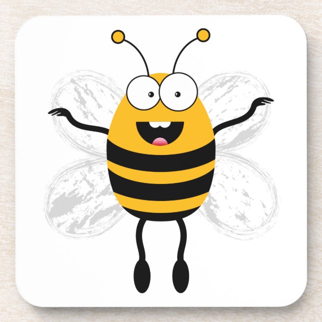 Cartoon Bee Coaster (Front)