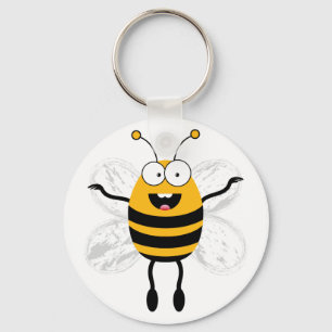 Cartoon Bee Keychain