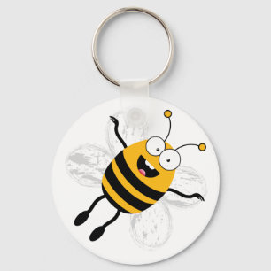 Cartoon Bee Keychain