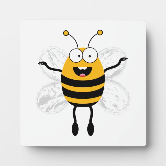 Cartoon Bee Plaque (Front)