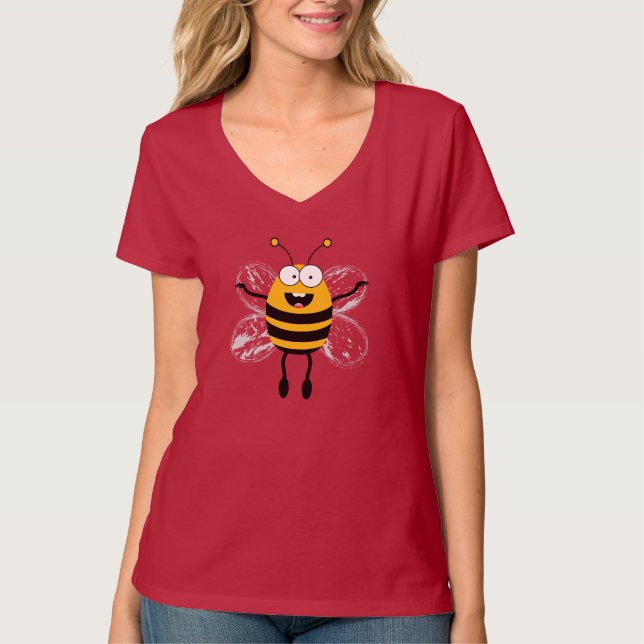 Cartoon Bee T-Shirt (Front)