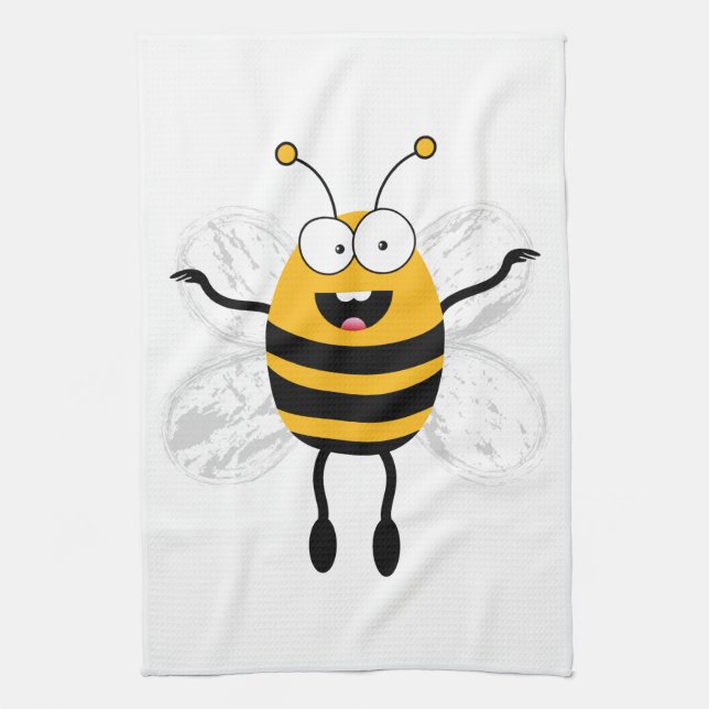 Cartoon Bee Towel (Vertical)