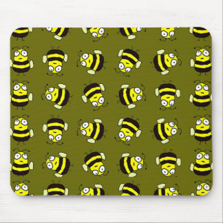 Cartoon Bees Mouse Pad