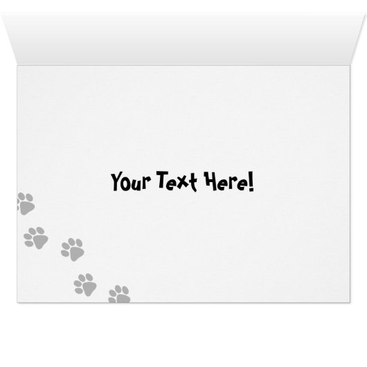 Cartoon Bernese Mountain Dog (Inside Horizontal (Bottom))