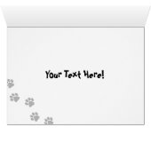 Cartoon Bernese Mountain Dog Cards (Inside Horizontal (Bottom))