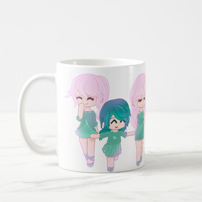 Cartoon Best Friends Mug (Left)