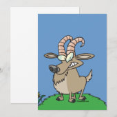 cartoon billy goat (Front/Back)
