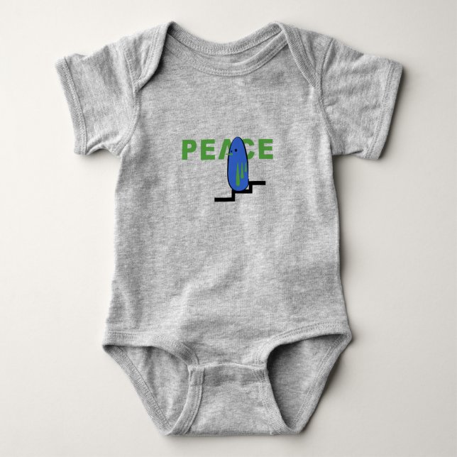 Cartoon Bird Baby Bodysuit (Front)
