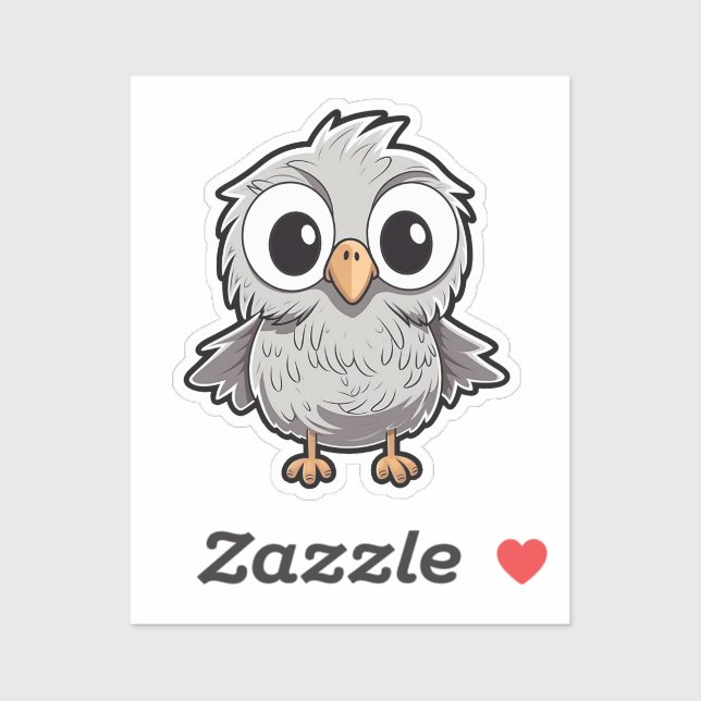 Cartoon bird sticker (Sheet)