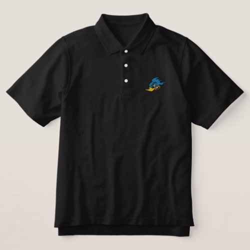 Cartoon Bluejay Embroidered Polo Shirt