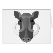 Cartoon Boar Head (Front Horizontal)