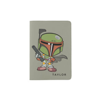 Cartoon Boba Fett Passport Holder