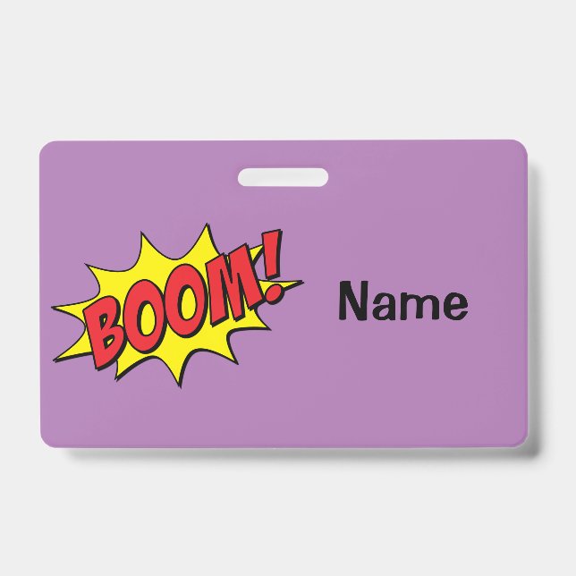 Cartoon Boom Thunder_Cove Badge (Front)