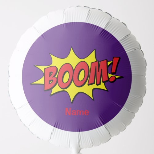 Cartoon Boom Thunder_Cove Balloon