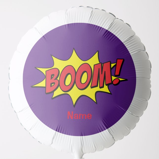 Cartoon Boom Thunder_Cove Balloon (Front)