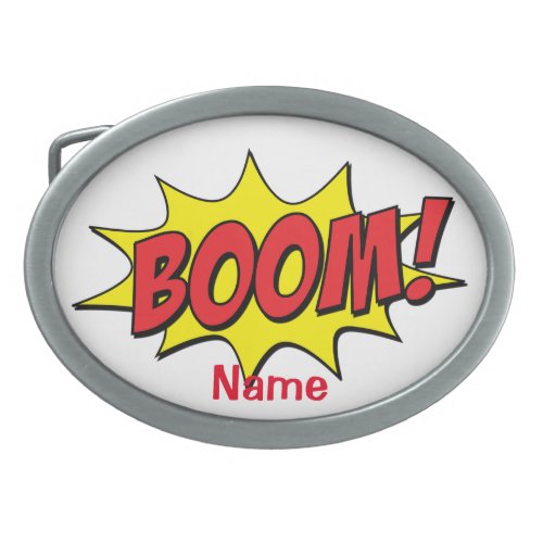 Cartoon Boom Thunder_Cove Belt Buckle