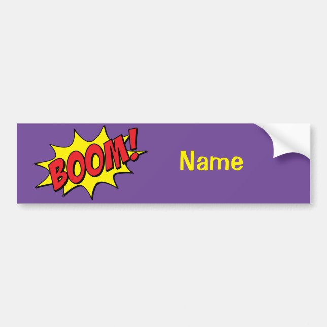 Cartoon Boom Thunder_Cove  Bumper Sticker (Front)