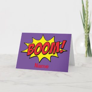 Cartoon Boom Thunder_Cove  Card