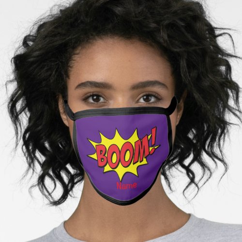 Cartoon Boom Thunder_Cove Face Mask