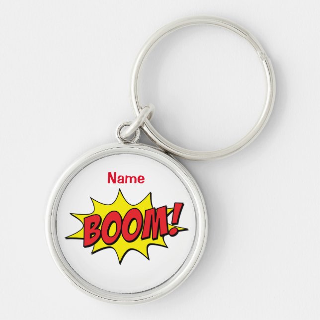 Cartoon Boom Thunder_Cove Keychain (Front)