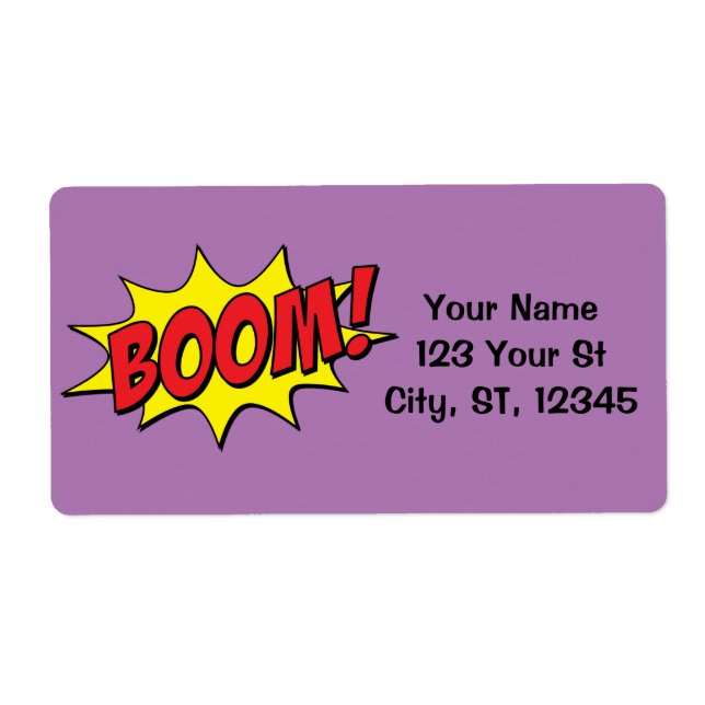 Cartoon Boom Thunder_Cove Label (Front)