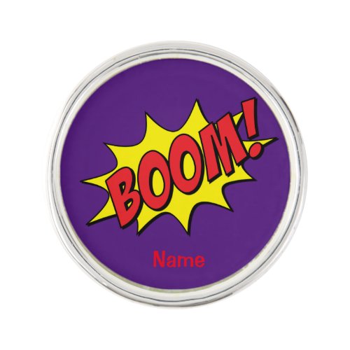 Cartoon Boom Thunder_Cove Lapel Pin