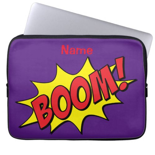 Cartoon Boom Thunder_Cove Laptop Sleeve
