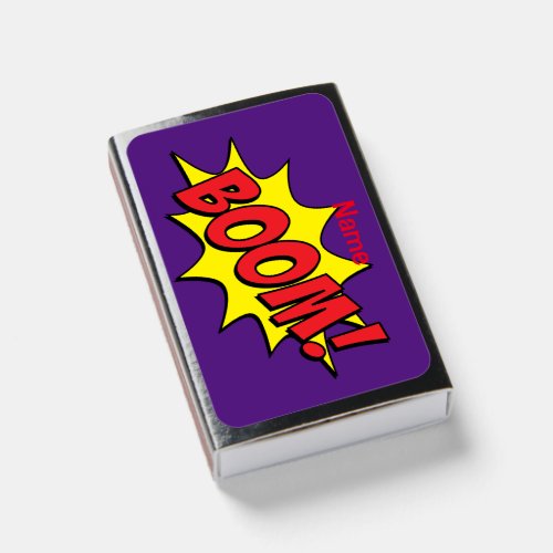 Cartoon Boom Thunder_Cove Matchboxes