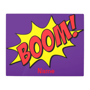 Cartoon Boom Thunder_Cove Metal Print