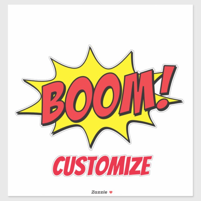 Cartoon Boom Thunder_Cove Sticker (Sheet)