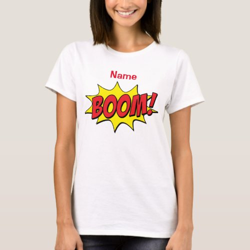 Cartoon Boom Thunder_Cove  T_Shirt
