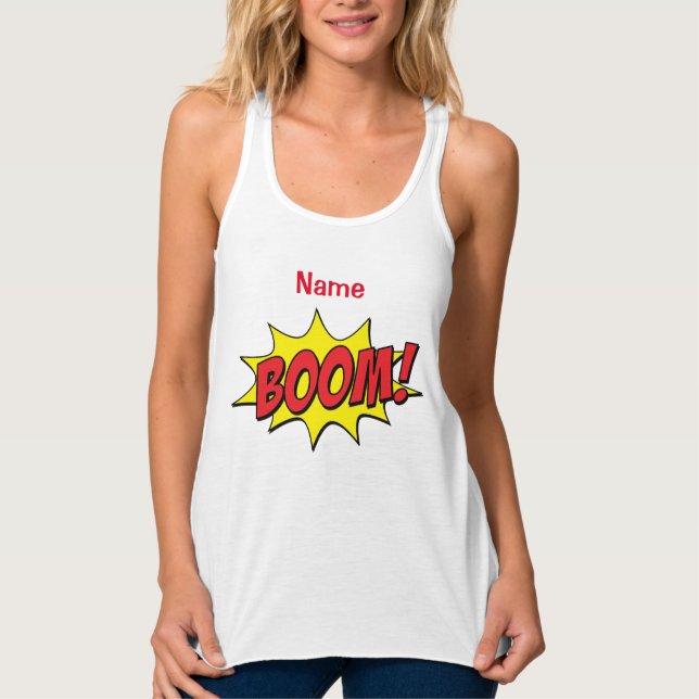 Cartoon Boom Thunder_Cove Tank Top (Front)