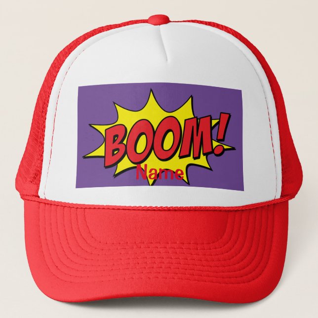 Cartoon Boom Thunder_Cove  Trucker Hat (Front)