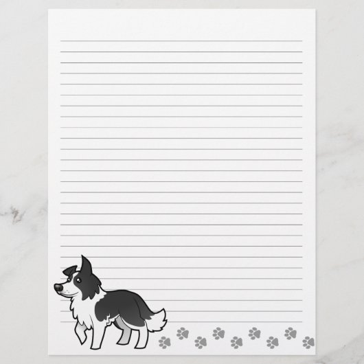 Cartoon Border Collie (Front)