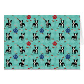 Cartoon Boston Terrier (Front Horizontal)