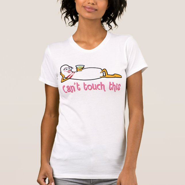 Cartoon Bowling Pin Shirt - Can't Touch This (Front)