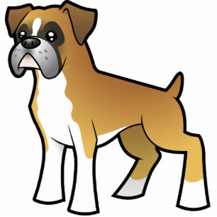 Cartoon Boxer Statuette