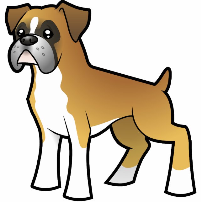 Cartoon Boxer Statuette (Front)