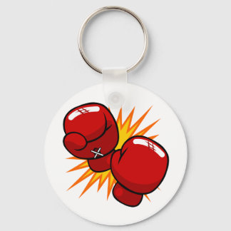 Cartoon Boxing Gloves Keychain