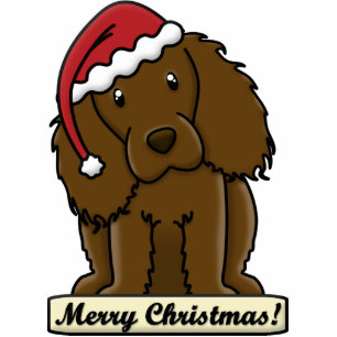 Cartoon Boykin Spaniel Christmas Ornament