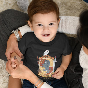 Cartoon Brave Gryffindor Crest Baby T-Shirt