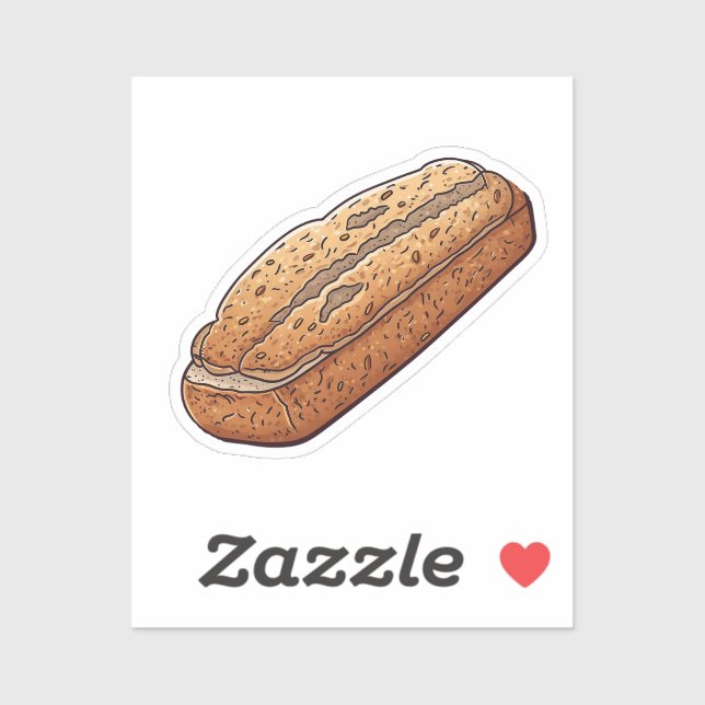 Cartoon bread sticker (Sheet)