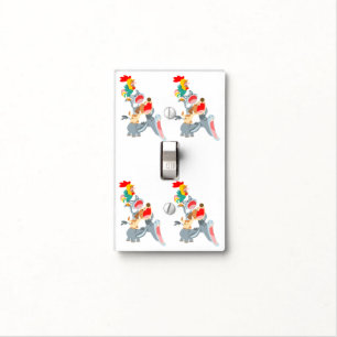 Cartoon Bremen Town Musicians Light Switch Cover