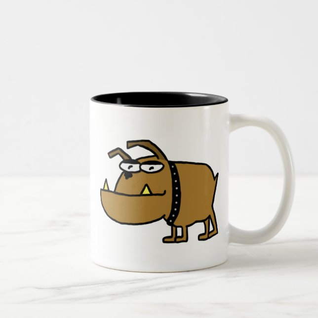 Cartoon Bulldog Mug (Right)